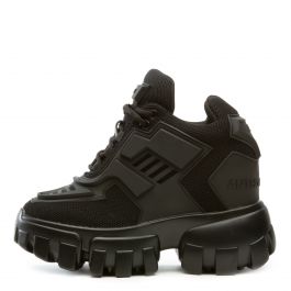 Damson-07 Platform Sneakers Black Black