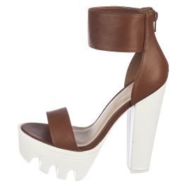 Platform Heel Vive 04 Cognac Cognac