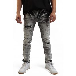 SMOKE RISE Aurora Jeans JP24509SK-OBLUE - Shiekh