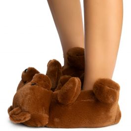 Plush-01 Bear Fuzzy Slippers Coco Coco