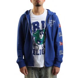 TRUE RELIGION French Terry Zip Hoodie 109387-JETBLK - Shiekh