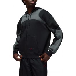 Oversized Full-Zip Hoodie Black/Iron Grey/Gym Red Black/Iron Grey/Gym Red