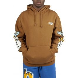Dicey Hoodie Rubber Brown Rubber Brown