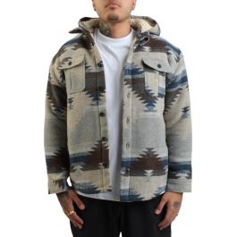 Tribal Hooded Jacket Khaki Khaki