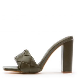 Mable-1 High Heel Sandals Dark Olive Dark Olive
