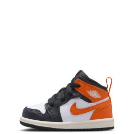 Toddler Jordan 1 Mid Starfish/Black-White-Sail Starfish/Black-White-Sail