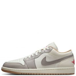 Air Jordan 1 Low Sail/Fire Red-College Grey-Hemp Sail/Fire Red-College Grey-Hemp