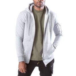 SHIEKH Full Zip Up Hoodie SHIEKH SWEATSHIRTS-BLK - Shiekh SHIEKH Full Zip Up Hoodie SHIEKH SWEATSHIRTS-BLK - Shiekh