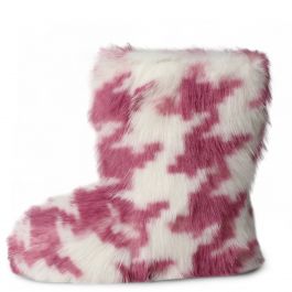 melanie-21Fur Boot White/Pink White/Pink