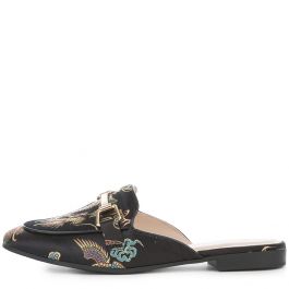 Garson-AS Casual Slip On FEATH/BK