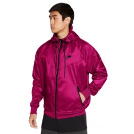 Nike Men's Sportswear Windrunner Hooded Jacket, Large, Active Pink