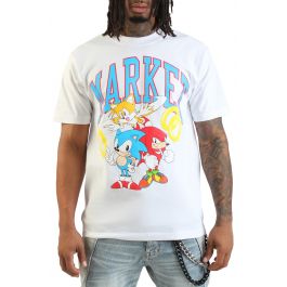 MARKET x Sonic the Hedgehodge T-Shirt MKT25Q3-SS0858BLK - Shiekh