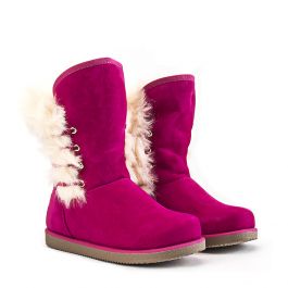 Kids Fur Boot Urban Fur FUCHSIA FUCHSIA