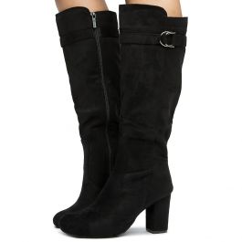 Dinara-1 High Heel Boot BLACK BLACK