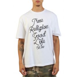 Embroidered Rope Logo T-Shirt  White White