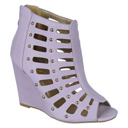 Donya-07 Wedge Sandal Lilac Lilac