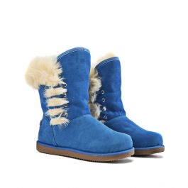 Kids Fur Boot Urban Fur Blue Blue