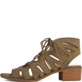 Dalles-S Lace-Up Sandal Khaki Khaki