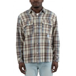 Banks Flannel Cream/Sage Cream/Sage