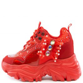 ANTHONY WANG Watermelon-04 Platform Sneakers WATERMELON-04-BLK