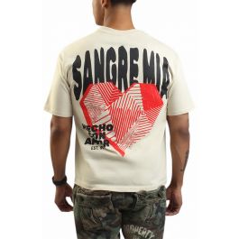 Hecho con amor t-shirt  Cream Cream