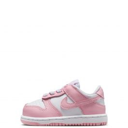 Toddler Nike Dunk Low White/Med Soft Pink-White-White White/Med Soft Pink-White-White