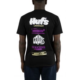 Huf's Liquor Tee Black Black