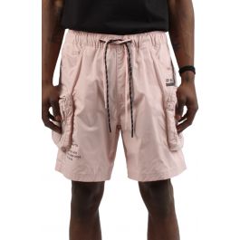 SMOKE RISE Printed Utility Lounge Windbreaker Shorts