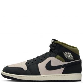 Air Jordan 1 Mid SE Lt Orewood Brn/Off Noir-Medium Olive Lt Orewood Brn/Off Noir-Medium Olive