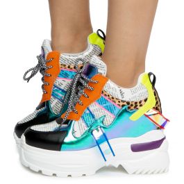 OVAL-02 PLATFORM SNEAKERS MULTI MULTI