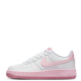 Grade-School Air Force 1 White/Pink Foam-Elemental Pink White/Pink Foam-Elemental Pink