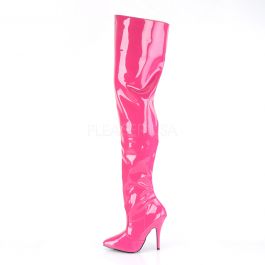 Pleaser Seduce-3010 in Red – Pleaser Shoes Pleaser Seduce-3010 Red Pat Thigh High Shoes main image 2