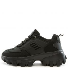 Kick Off Chunky Platform Sneaker Black Black