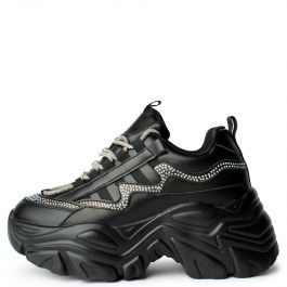 Platform Sneaker Black Black