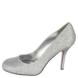 Class-H Low Heel Pump Silver Glitter Silver Glitter