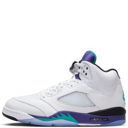 【AirJordan5】RetroOG llicSilver Nike Air Jordan 5 Retro White Metallic Silver High Top Sz 5Y