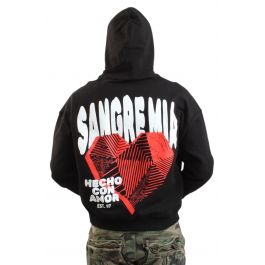 Hecho Con Amor Hoodie Black Black