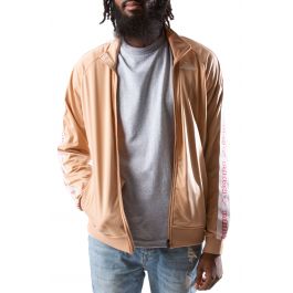 Logo Tape Artem 2 Track Jacket Beige Lt-Pink Lt-Red Cherry