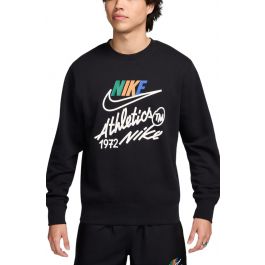 Club Fleece Crew Black Black