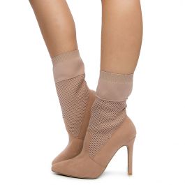 Pledge-46m High heel Bootie DARK BLUSH DARK BLUSH