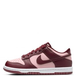 Grade-School Nike Dunk Low DARK TEAM RED/DARK TEAM RED-ECHO PINK DARK TEAM RED/DARK TEAM RED-ECHO PINK