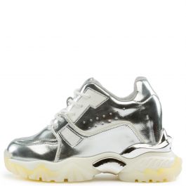 Acerola-02 Chunky Sneakers Silver Metallic Silver Metallic
