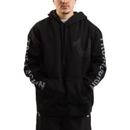 TRUE RELIGION Studded Horseshoe Hoodie 108815-1702 - Shiekh
