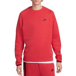 Nike Sportswear Tech Fleece Crew Lt Univ Red Htr/Black Lt Univ Red Htr/Black