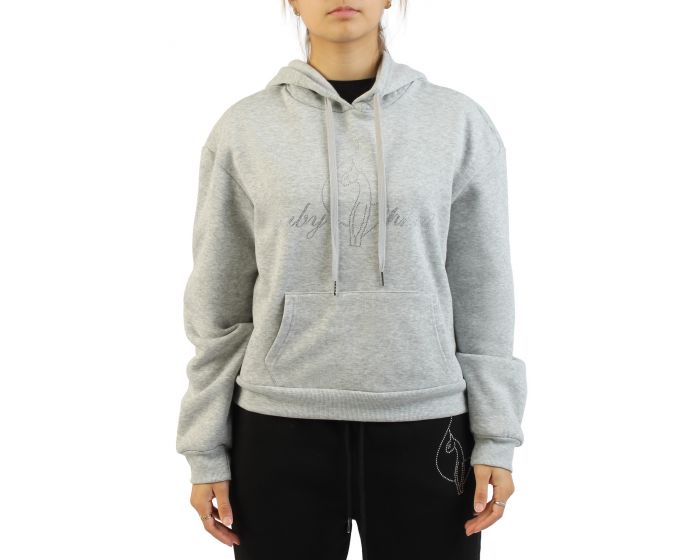 BABY PHAT Rhinestone Logo Hoodie BP4049 - Shiekh