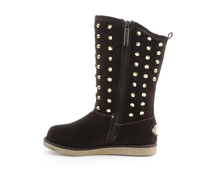 studded flat boots