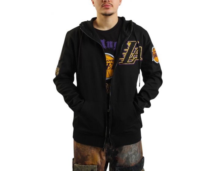 PRO STANDARD NBA Los Angeles Lakers Full Zip Hoodie BLL552611-BLK