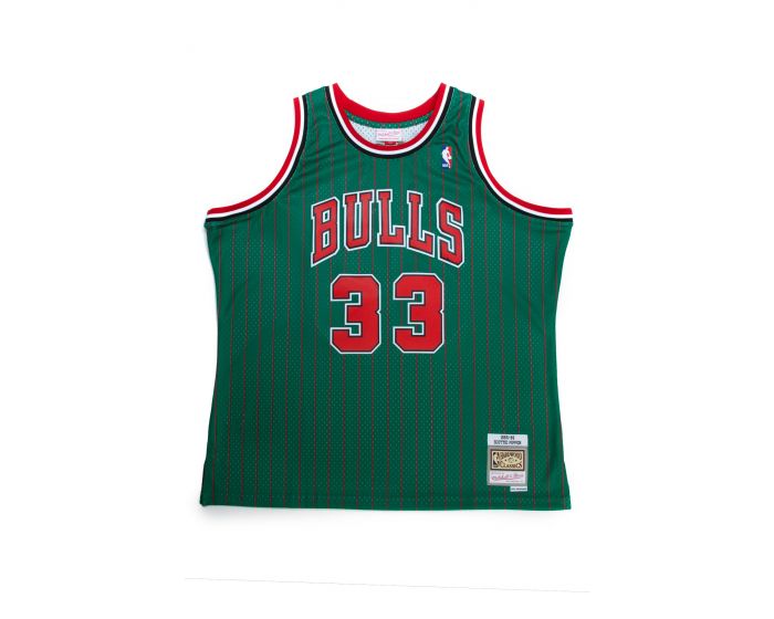 Scottie Pippen Chicago Bulls Mitchell & Ness Hardwood Classics 1997/98  Ghost Green Swingman Jersey - Camo