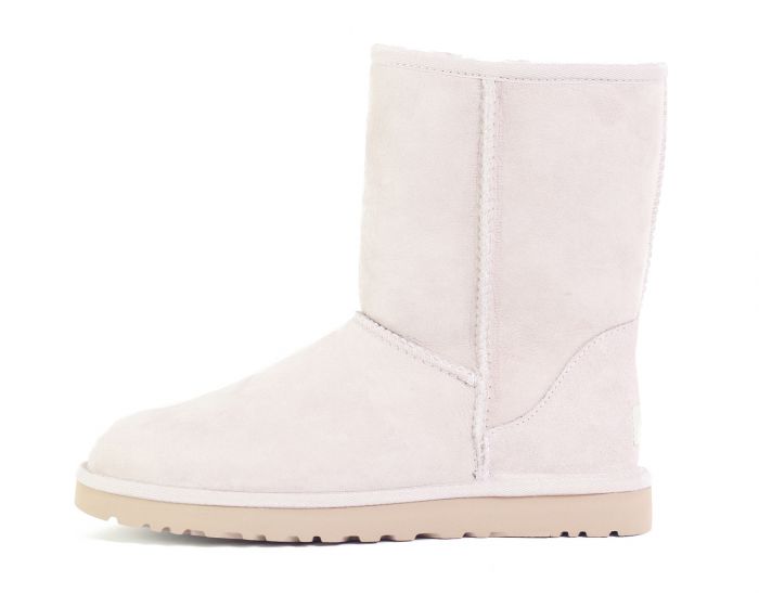ugg classic short leather feather
