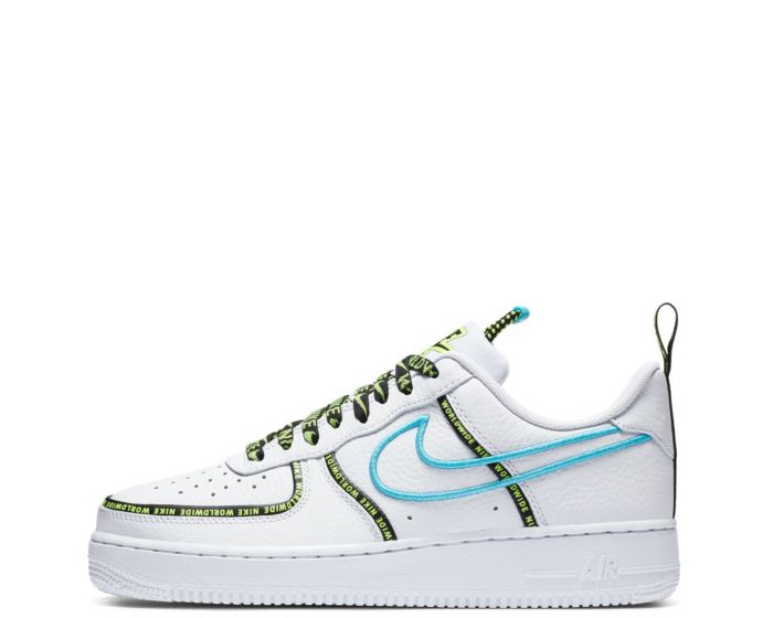 Nike Air Force 1 Worldwide White Blue Fury Volt 関税送料込 Nike Air Force 1 Worldwide White Blue Fury Volt 関税送料込